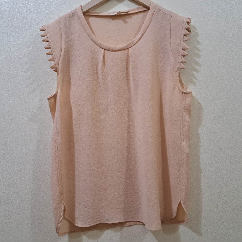 Maje sleeveles top